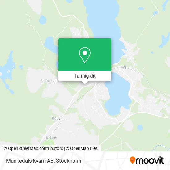 Munkedals kvarn AB karta