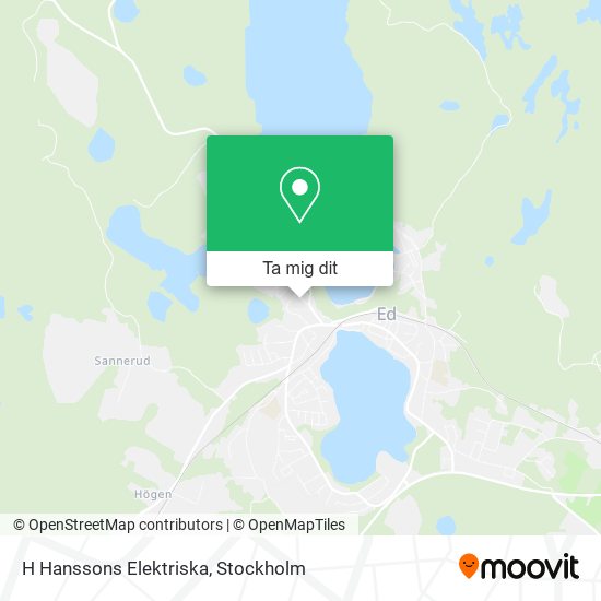 H Hanssons Elektriska karta