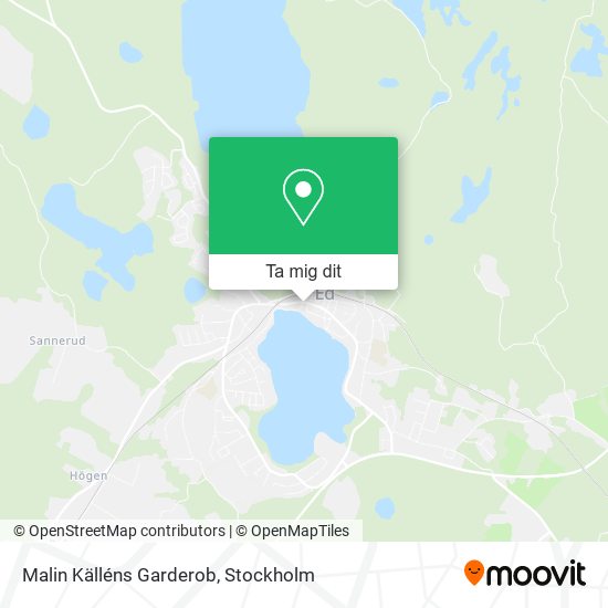 Malin Källéns Garderob karta