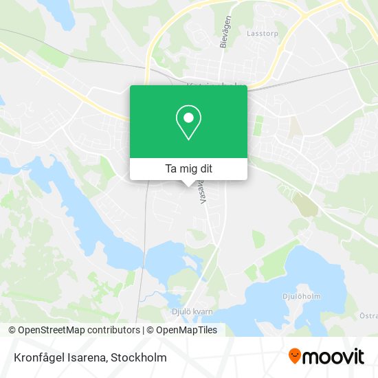 Kronfågel Isarena karta