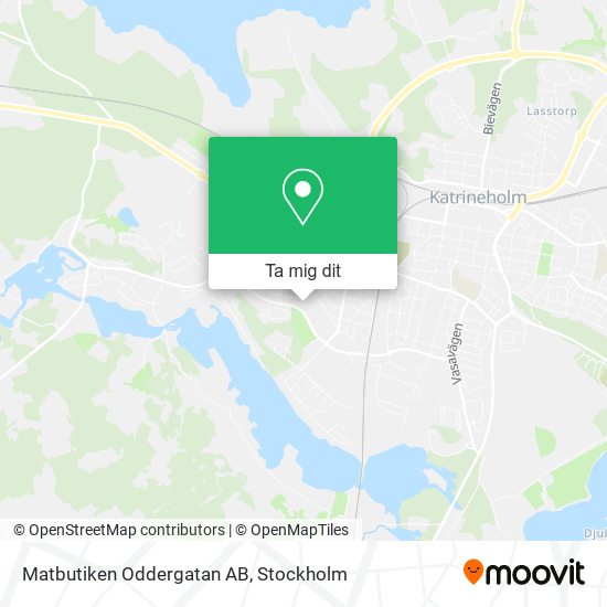 Matbutiken Oddergatan AB karta