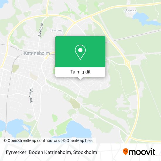 Fyrverkeri Boden Katrineholm karta