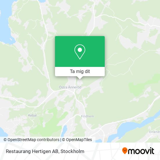 Restaurang Hertigen AB karta