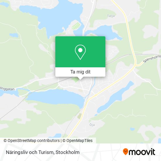 Näringsliv och Turism karta