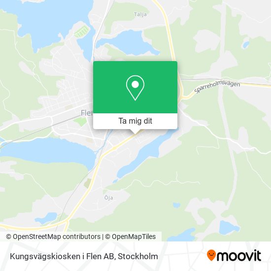 Kungsvägskiosken i Flen AB karta