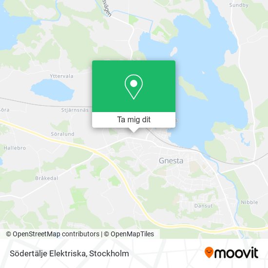 Södertälje Elektriska karta