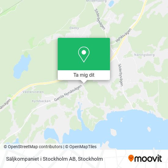 Säljkompaniet i Stockholm AB karta