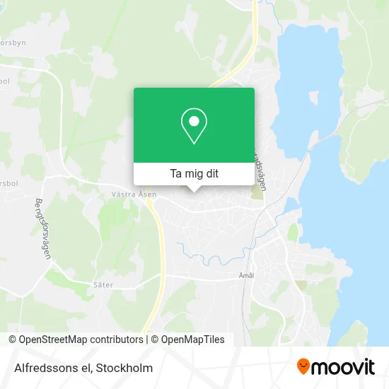 Alfredssons el karta