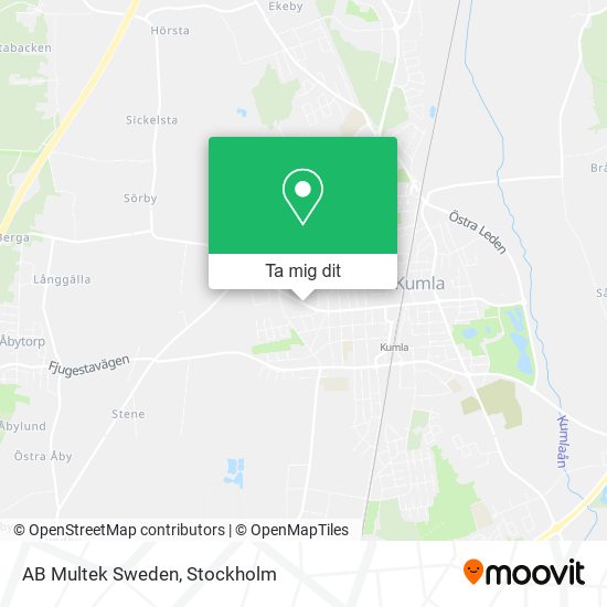 AB Multek Sweden karta