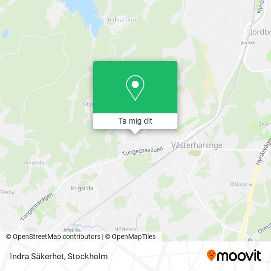 Indra Säkerhet karta