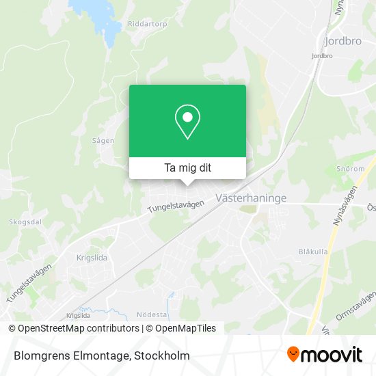 Blomgrens Elmontage karta