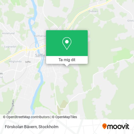Förskolan Bävern karta