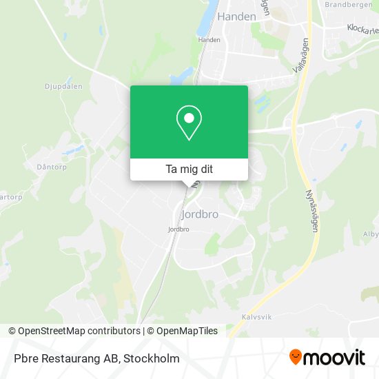 Pbre Restaurang AB karta