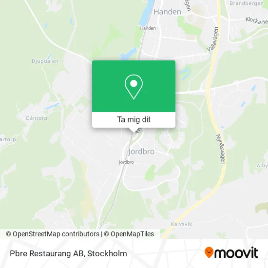 Pbre Restaurang AB karta