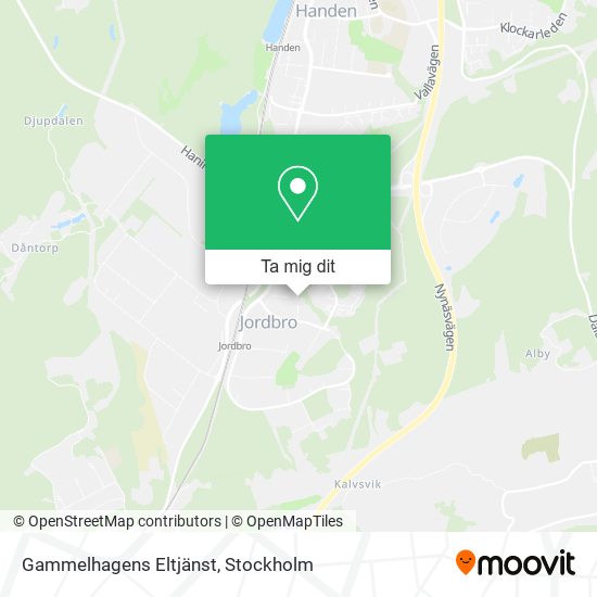 Gammelhagens Eltjänst karta