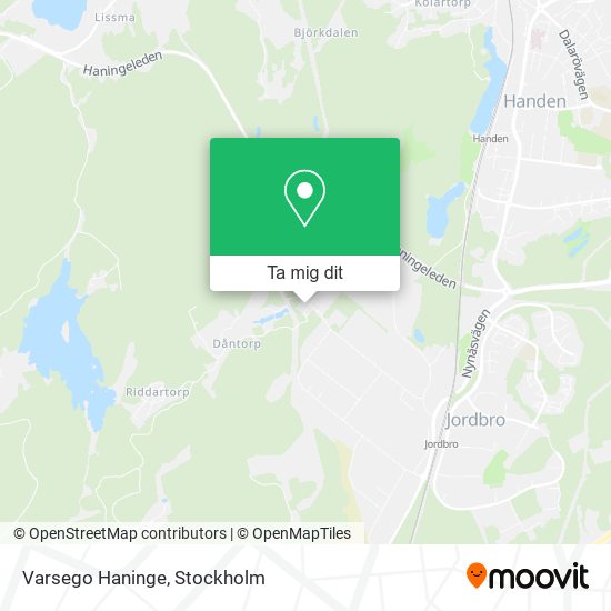 Varsego Haninge karta