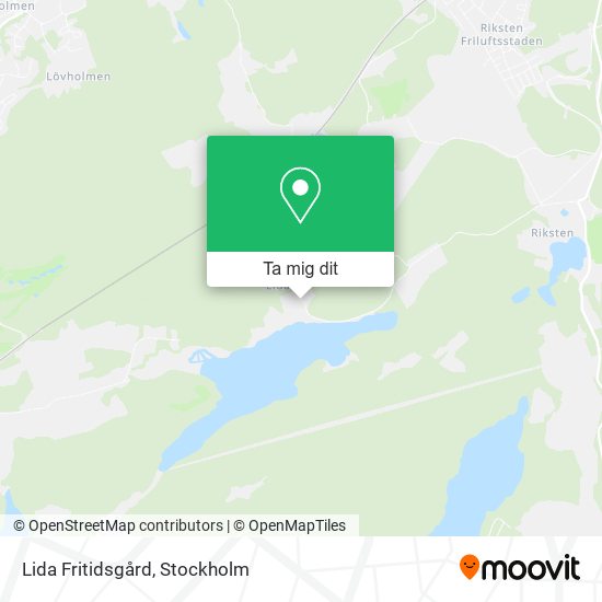 Lida Fritidsgård karta