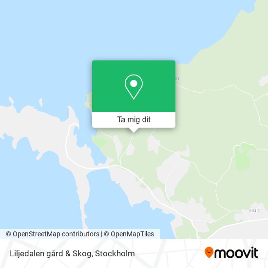Liljedalen gård & Skog karta