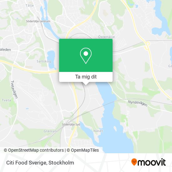 Citi Food Sverige karta
