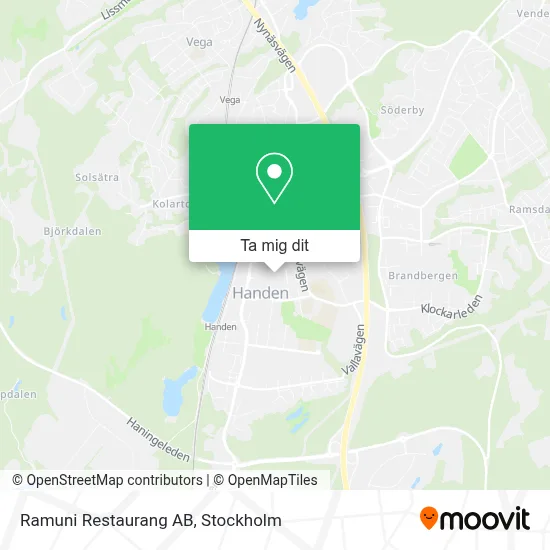 Ramuni Restaurang AB karta