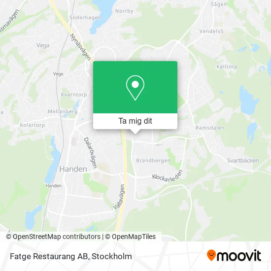 Fatge Restaurang AB karta