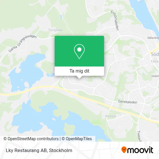 Lky Restaurang AB karta