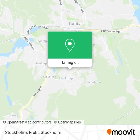 Stockholms Frukt karta