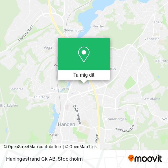 Haningestrand Gk AB karta