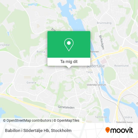 Babillon i Södertälje Hb karta