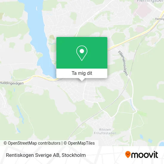 Rentiskogen Sverige AB karta