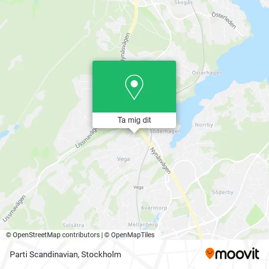 Parti Scandinavian karta