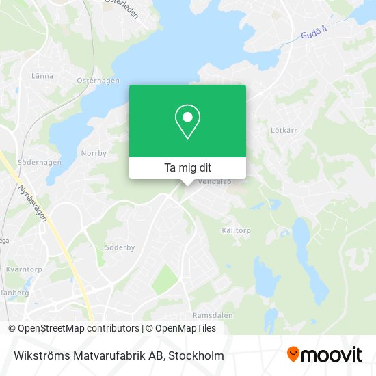 Wikströms Matvarufabrik AB karta
