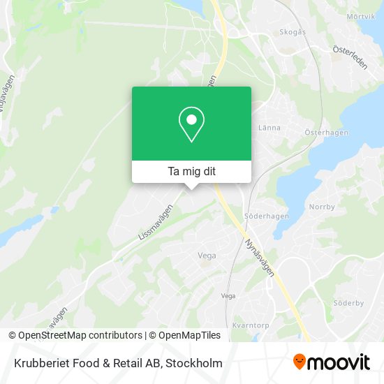 Krubberiet Food & Retail AB karta