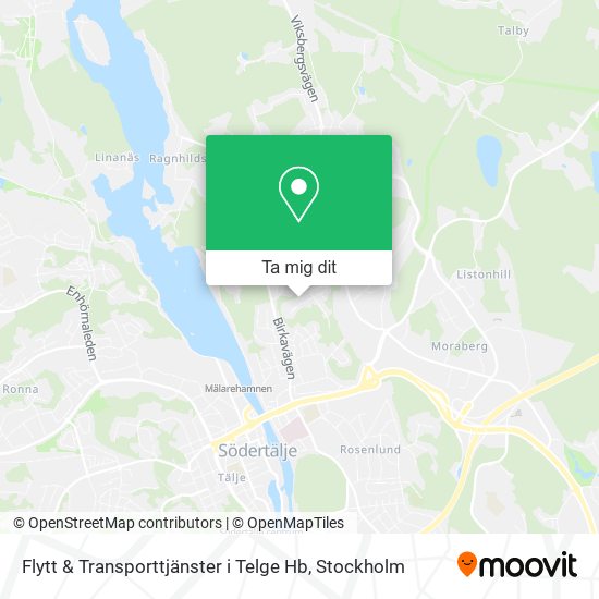 Flytt & Transporttjänster i Telge Hb karta