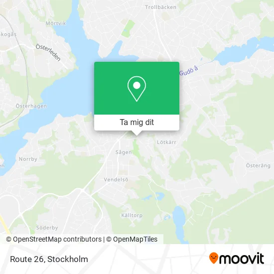 Route 26 karta