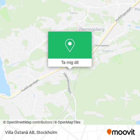 Villa Östanå AB karta