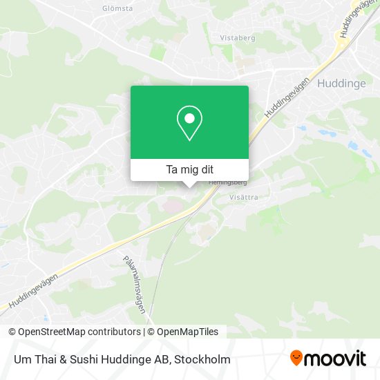 Um Thai & Sushi Huddinge AB karta