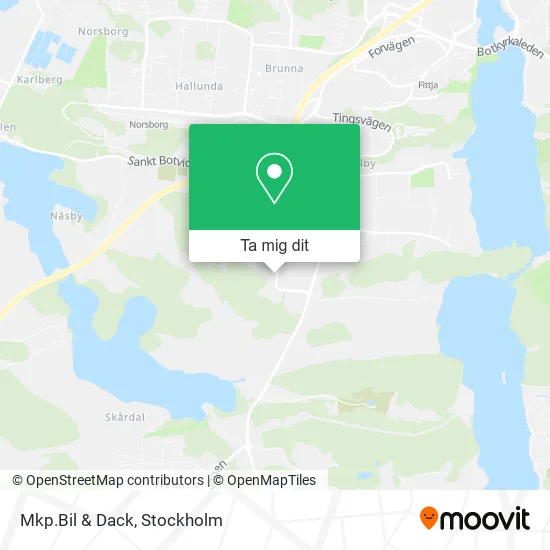 Mkp.Bil & Dack karta