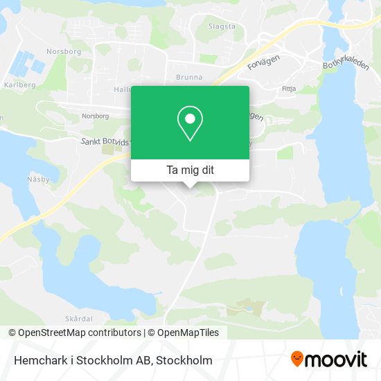 Hemchark i Stockholm AB karta