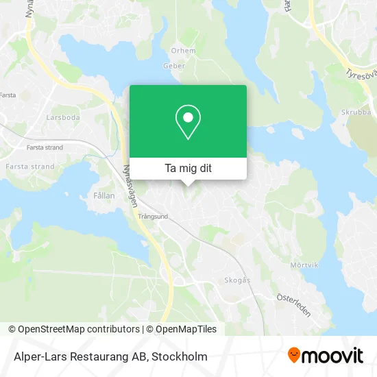 Alper-Lars Restaurang AB karta