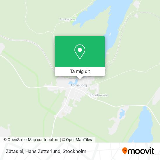 Zätas el, Hans Zetterlund karta