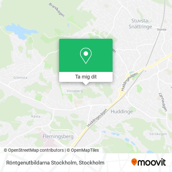 Röntgenutbildarna Stockholm karta