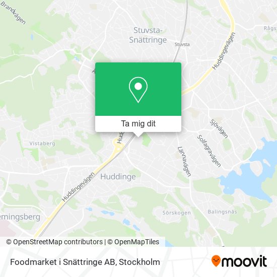 Foodmarket i Snättringe AB karta