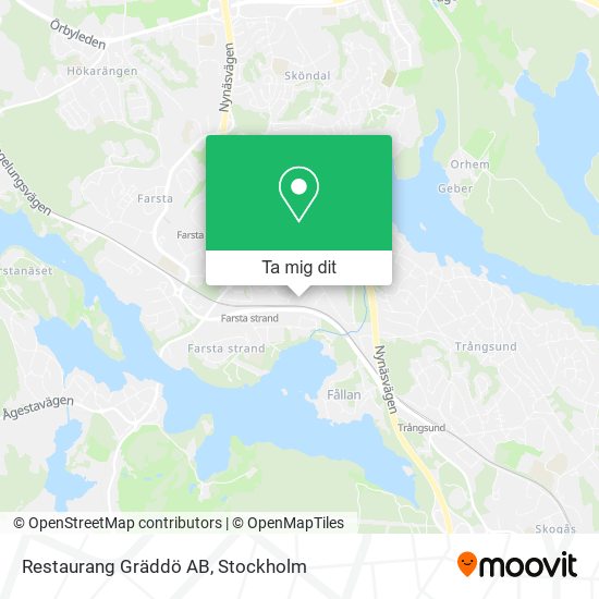 Restaurang Gräddö AB karta