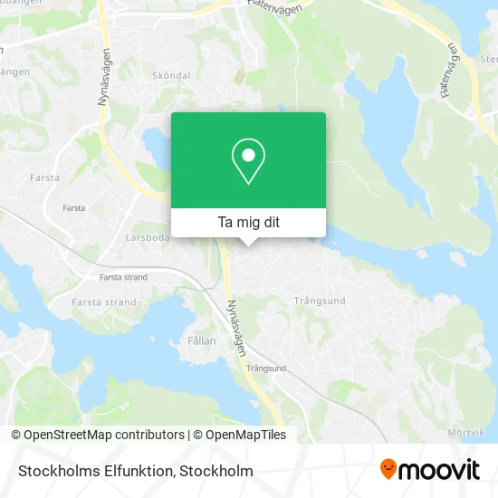 Stockholms Elfunktion karta