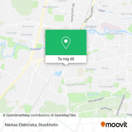 Närkes Elektriska karta