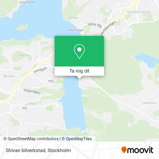 Shivan bilverkstad karta
