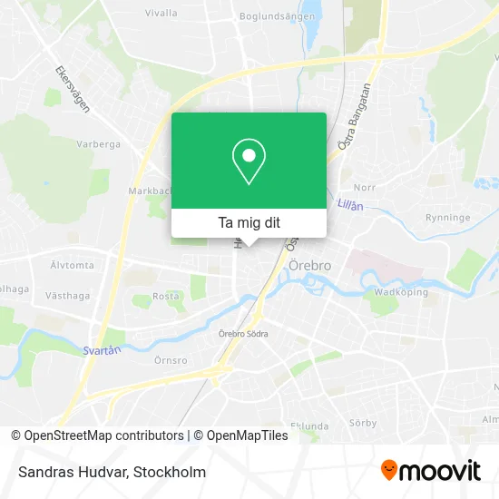 Sandras Hudvar karta