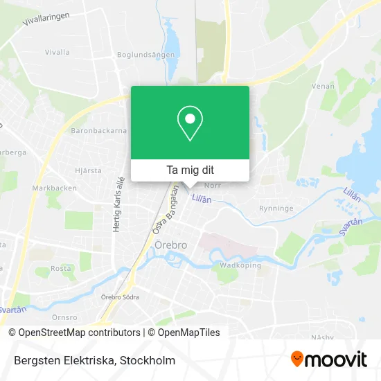 Bergsten Elektriska karta