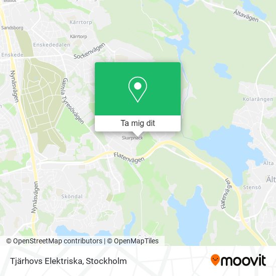 Tjärhovs Elektriska karta